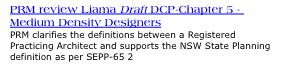 PRM review Liama Draft DCP-Chapter